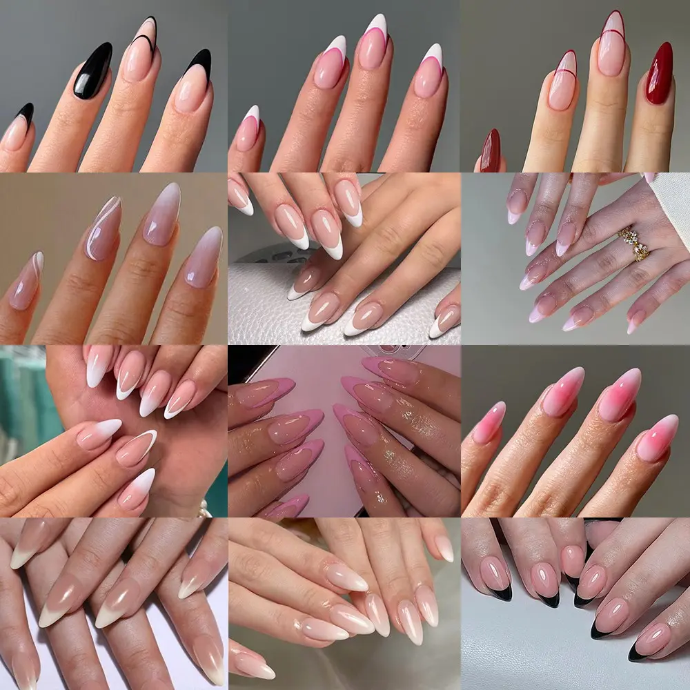 288 Pcs Nail Kit, Diy Fake Nails, Artificial Nails, Diy Nails Art, Full Coverage Nails, Nail Tips, Acrylic Nails, Acrylic Nail Extensions, Quick 5 Minute Beauty, Includes Jelly Glue & Nail File, Reusable for Students & Professionals, Nail Extension Set