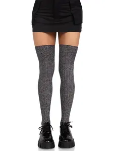 Leg Avenue Athena Heather Thigh High Sock Stockings - Cute style for Fall & Winter