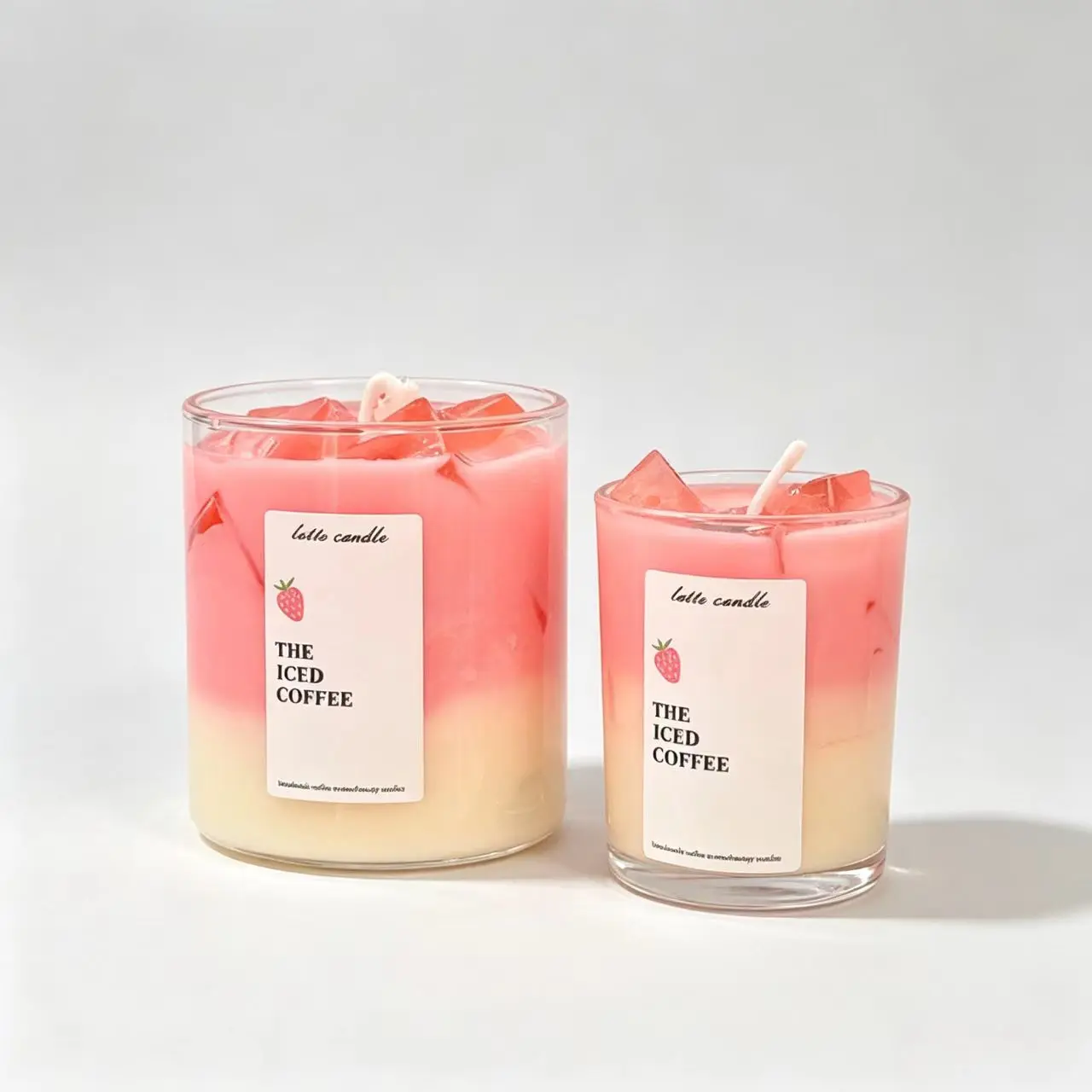 Smokeless Handmade Iced Coffee Scented Candle, Creative Fragrance Option for Birthday Gifting, Home Decor Accessory Aroma Decor Aroma Perfume Perfume