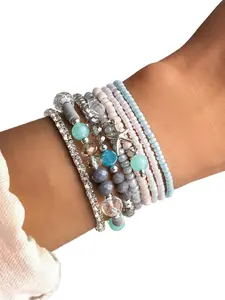 Boho Style Beaded Bracelet, Fashion Colorful Beaded Bracelet for Women & Girls, Casual Trendy Accessories for Party, Daily Clothing Decor