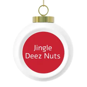 Jingle Deez Nuts Christmas Ball Ornament