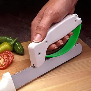 Handheld Portable Lightweight Compact Whetstone, 1 Count Quick Efficient Durable Outdoor Sharpener, Multipurpose Knives Scissors Sharpening Tool, Kitchen Accessories, Kitchenware
