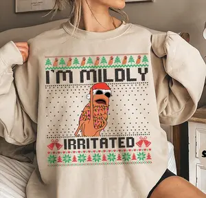 Marcus the Worm Ugly Christmas Shirt Sweatshirt, Marcus the Worm Shirt, I’m Mildly Irritated Marcus the Worm Tee, Robert Help Marcus The Worm