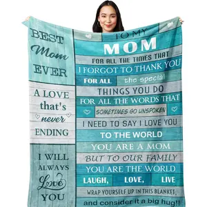 Gifts for Mom, Birthday Gifts for Moms, Mom Birthday Gift for Valentines Christmas Mothers Day, Mommy Blanket 60"x50"