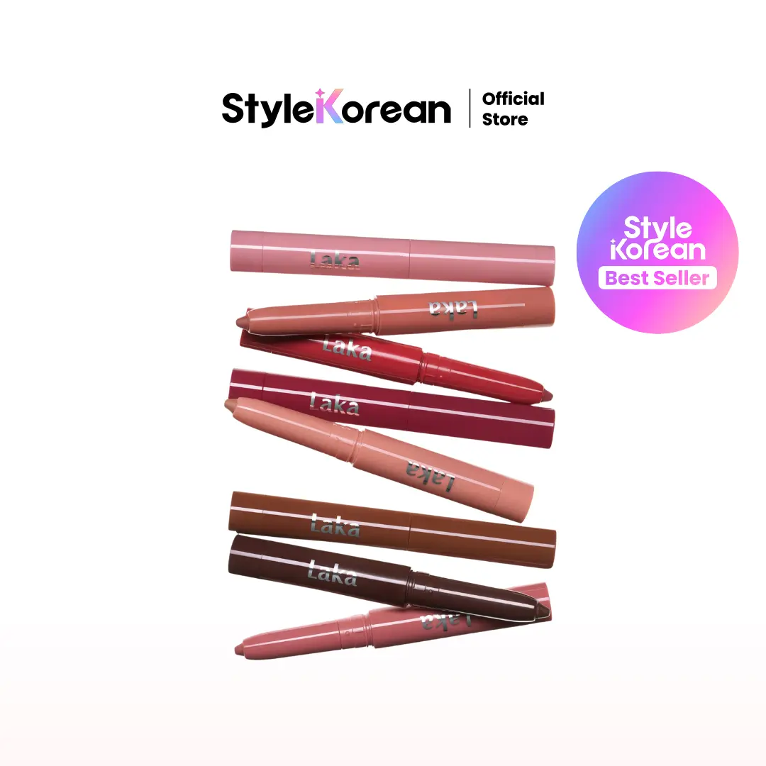 [LAKA] Stain Lip Liner 0.7g (8 colors) - Rich Cream Glide Texture, Semi-Matte Finish for Shaping Lips, Smooth Application, K-Beauty​, Korean Makeup