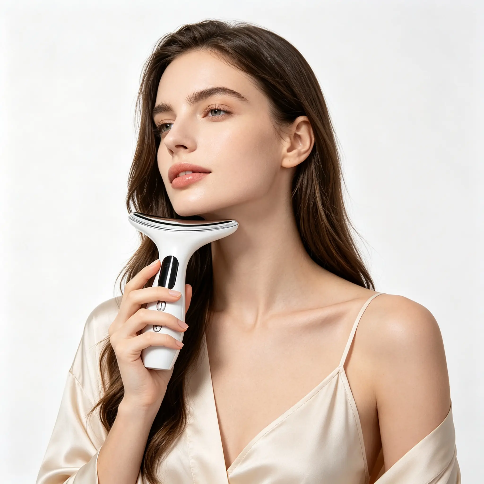 Handheld Microcurrent Skin Tightening Beauty Device - Trending New Arrival for Facial Massage, Anti-Wrinkles, Neck Lift, Plastic Skin Care Results
