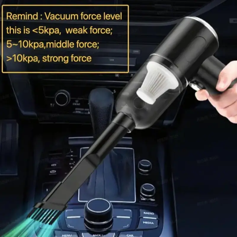 Super strong suction power, car-specific wireless handheld small portable vacuum cleaner, Auto Vacuum, interior car cleaner, suction and blowing in one, festival gift, Car Cleaning Supplies