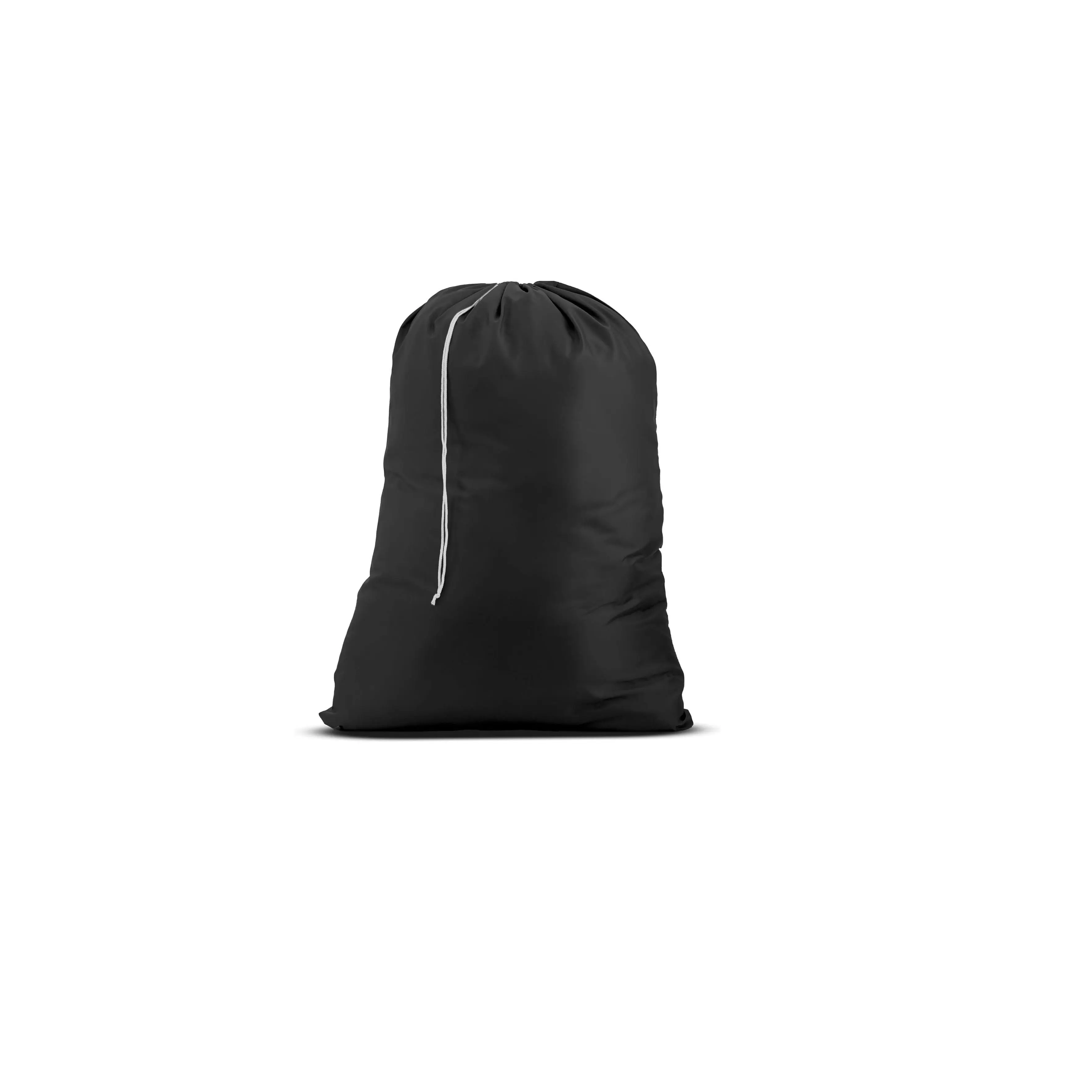 XL Portable Nylon Laundry Bag - 30x40 in, Locking Drawstring, Black Laundry Organizer, Home Accessories Wash Bag, Wash Bags