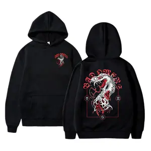 Bad Omens Serpent Tongue 2 Sided Hoodie, Sweatshirt, T-Shirt, Dark Gothic Graphic Pullover, Trendy Streetwear Hoodie for Men