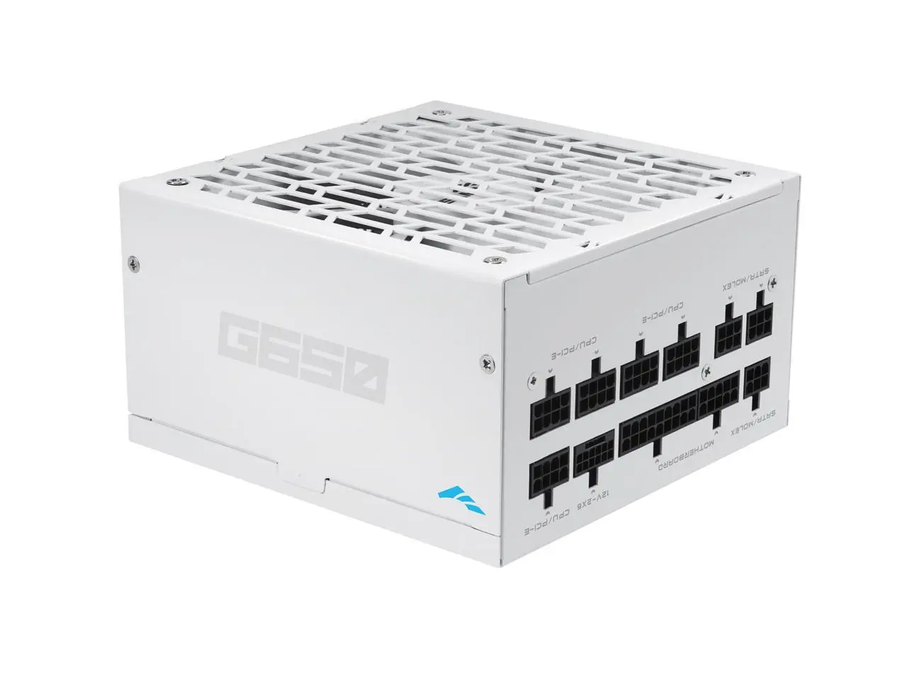 SAMA G650W ATX 3.1 Power Supply, 650W,Cybenetics Gold Standards, PCIe 5.1 Ready, Full Modular, Japanese Capacitors, FDB Fan, White Version