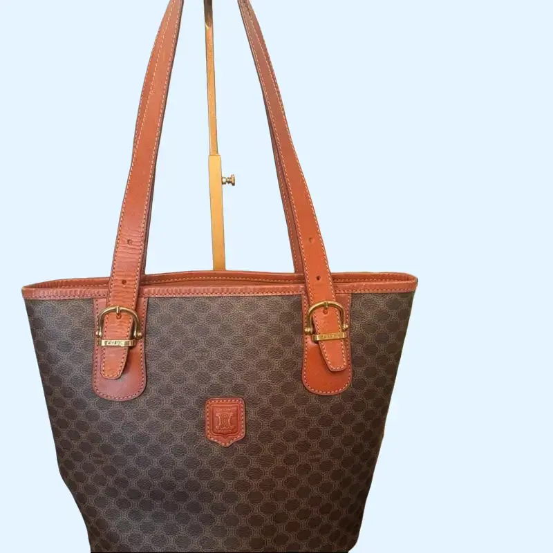 Pre-owned Celine Canvas Shoulder bags Macadam vintage Tote