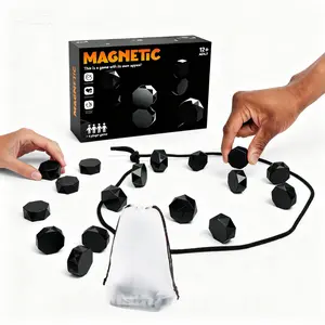 Portable Magnetic Strategy Game|Viral TikTok Hit for All Ages,Fun for Kids&Adults,Includes Portable Storage Bag,Exciting Indoor/Outdoor 2-Player Tabletop Game,Ideal Educational Toy for Family Gatherings,Road Trips,Outdoor Play,Birthdays&Christmas Gifts