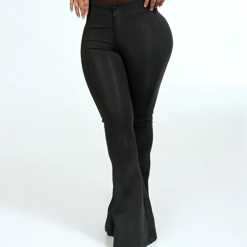 After Hours High Compression Colombian Flared Leggings with Built-In Faja