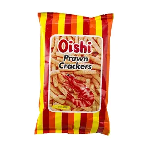 OISHI Shrimp Chips Original Flavor 2.12oz - Nostalgic Snack for Kids and Adults
