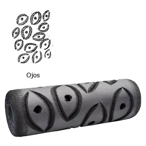 ToolPro Ojos Foam Texture Roller Cover for Walls, with Design Feature