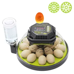 Incubator For Hatching Eggs, 18 Egg Incubator With Automatic Egg Turning, Temperature And Humidity Control, Auto Water Refill, Adjustable Hatch Day,Egg Candler, 2egg Tray