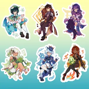 Genshin Impact Archons Keychains