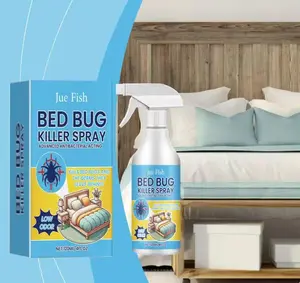 Bug Killer Spray, Plant Based Bed Bug Killer Kills on Contact and Eggs, No Rinse Safe Around Kids and Pets, Also for Fleas Mites Flies Mosquitoes