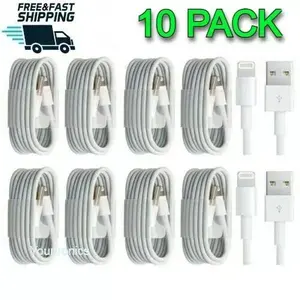 10 Pack Charging Cables and Chargers for iPhone 14 13 12 11 X XR XS Pro Max