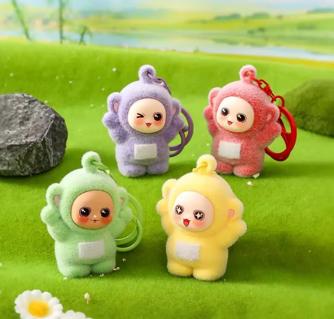 Telly Cartoon Keychain - Colorful Character Keychain for Fun and Convenience