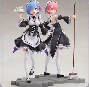 Re:Zero – Rem & Ram Maid Duties Ver. Figure Collection Anime PVC Figurine Collectible Display