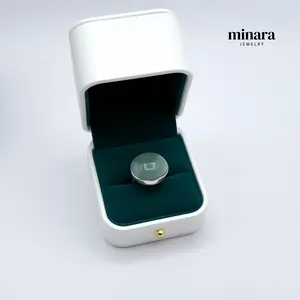 950 Silver Domed Ring in Natural JADE Stone Classic Round Design Perfect for Any Occasion Gift Idea