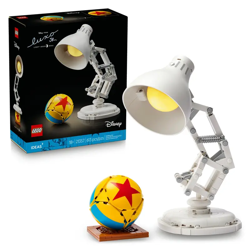 LEGO Ideas  Disney Pixar Luxo Jr., Buildable Display Model, Co