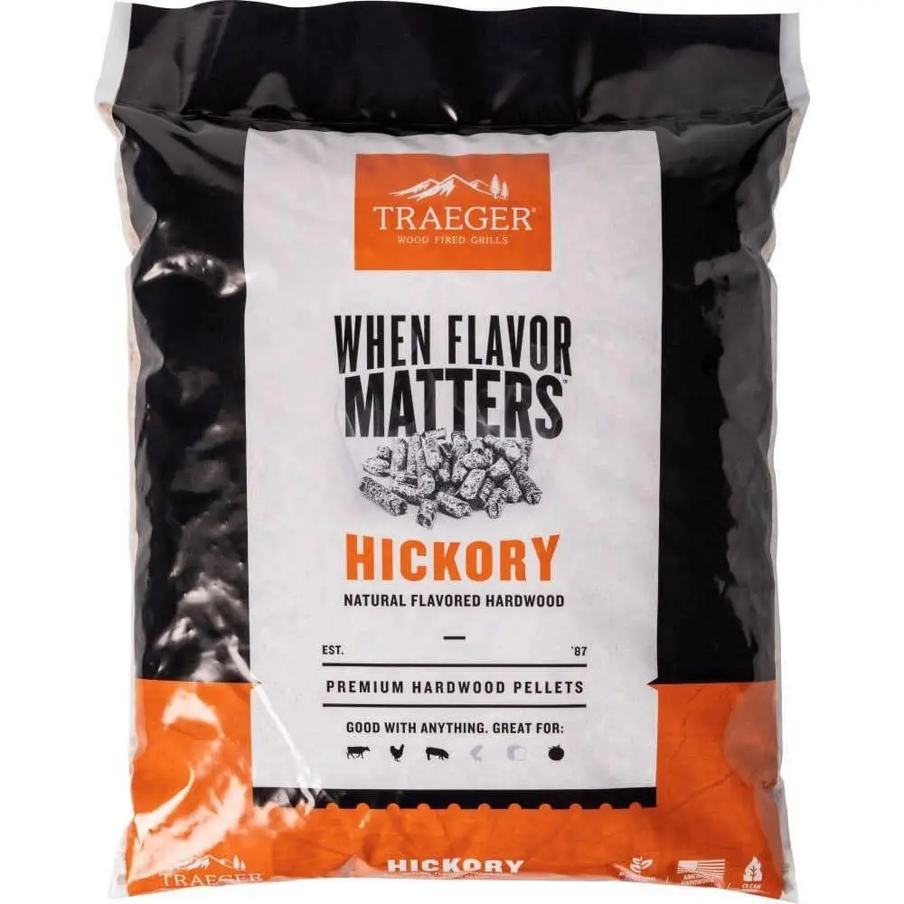 Hickory All-Natural Wood Grilling Pellets, 20 lb. Bag