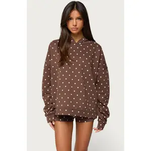 Edikted Women's Chelsie Polka Dot Hoodie