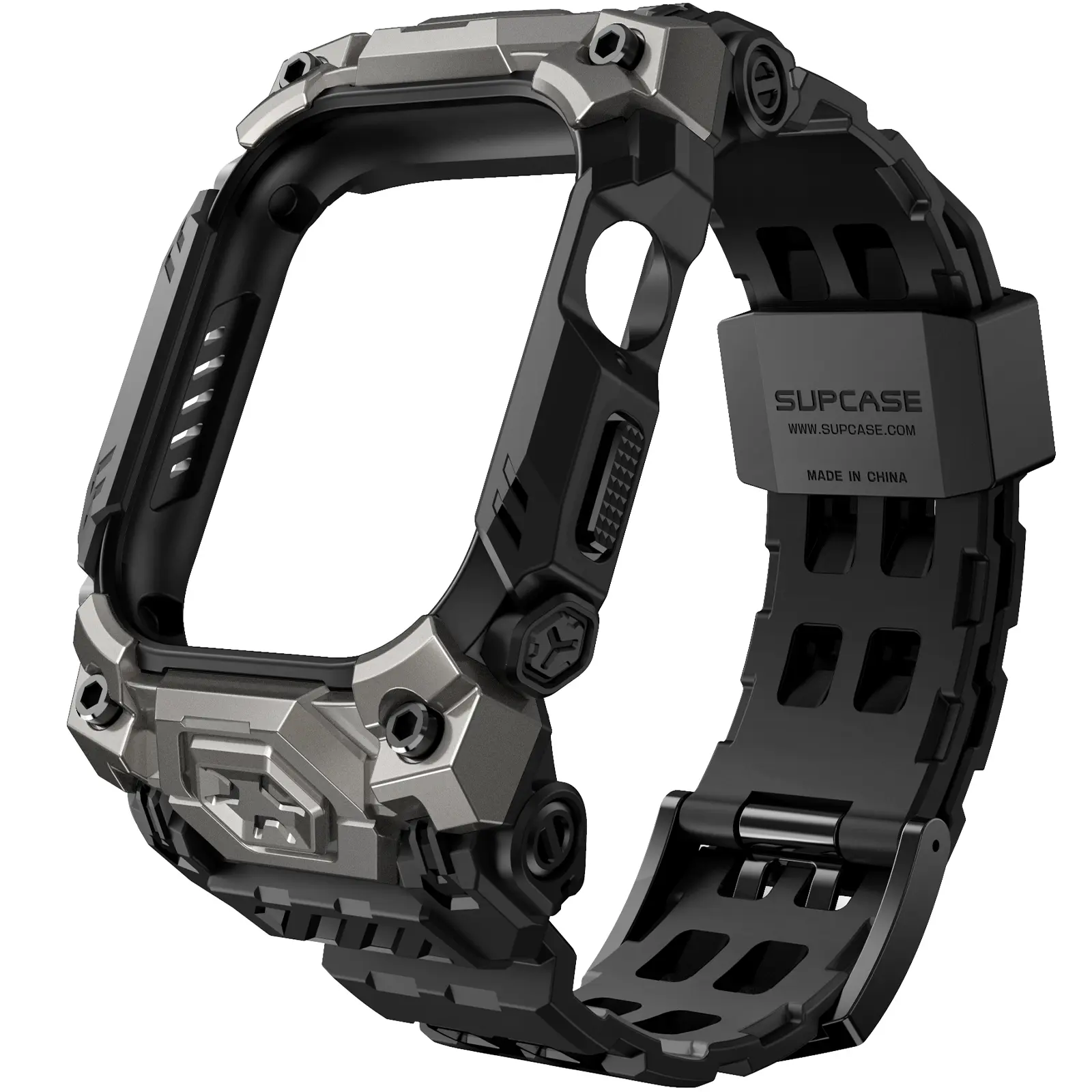 SUPCASE Unicorn Beetle Ore Apple Watch 10 Case, Anti-Scratch Military-Grade Protection Rugged Sport Men Bumper Case Cover with Adjustable Strap Band Wearable Multicolor