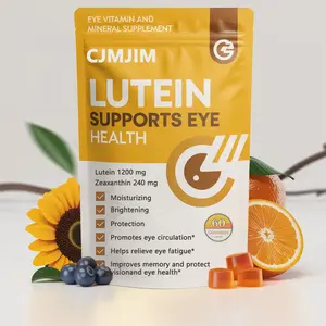 CJMJim CellJuvMax Lutein & Zeaxanthin Gummies Eye Health Supplement with Astaxanthin Vitamin A C E Blue Light Defense Vision Support Berry Flavor 60 Gummies for Natural Eye Health Support