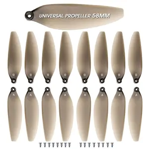 16-Pack 58Mm Universal Drone Propellers For L105, E88Max, E88Pro, E25, K911, S115, S115Pro, S119, S162, S116, S112, Xk5, Sg108, L108