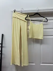 Soft Knit Jersey Camisole - Yellow