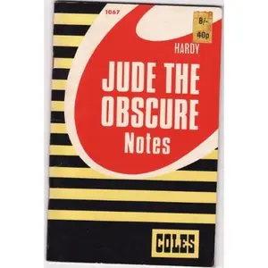 USED-Hardy's  Jude the Obscure  (Coles Notes) by Hardy (Paperback)