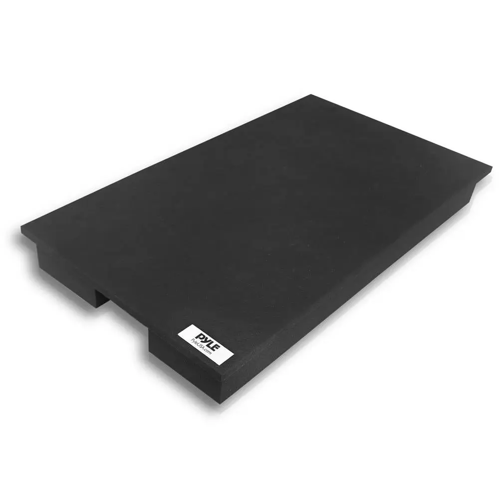 Speaker Riser Foam Isolation Platform Base | High Density Foam Sound Dampening Speaker Stand Pad - Reduces Vibration & Audio Resonance for Studio Monitor PA Speakers, Subwoofers & Loudspeakers