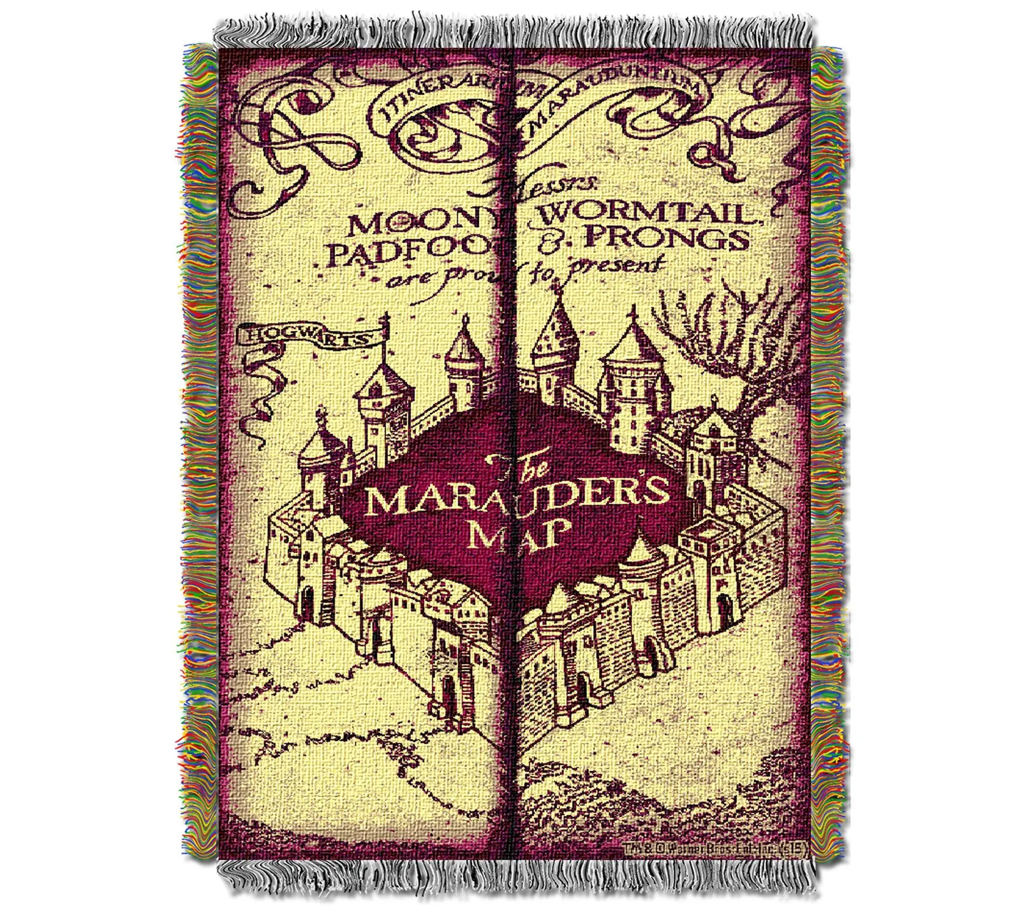 The Northwest Harry Potter 48x60 Woven Tapestry  Throw