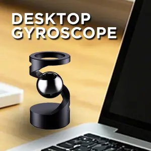 aluminum alloy desktop gyroscope desktop toy desktop ornament visual illusion spinning gyroscope fingertip desktop spinner