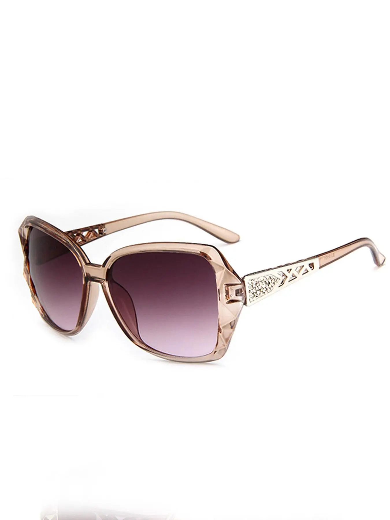Simple Rhinestone Decor Sunglasses For Everyday Use, Summer Square Frame Fashion Sunglasses, Travel Accessories, Stylish Shades