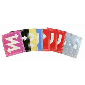 Tumbl Trak Sticky Manipulatives -Direction Spot Markers - Non-Slip Velcro Carpet Marker - for Gymnastics and Cheer Agility Training