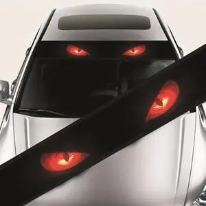 Car Windshield Sticker, Waterproof & Sunshade Decoration, UV Protective, Unique Auto Modification Decorative Vinyl Decals, Car Sunshade Outside Car, Sunshade For Car Outside