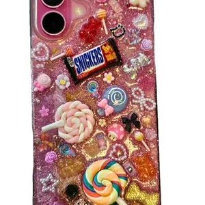 Junk Case - Protective Phone Cover with Custom Personalized Design, Shockproof Screen Protector, Multicolor, Black & Pink Charms, Unique Stylish Accessory for Smartphones - Cellphone