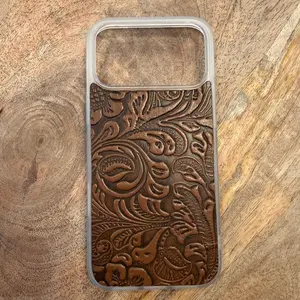 TOOLCREST EMBOSSED LEATHER IPHONE 17 PRO MAX MOBILE CASE