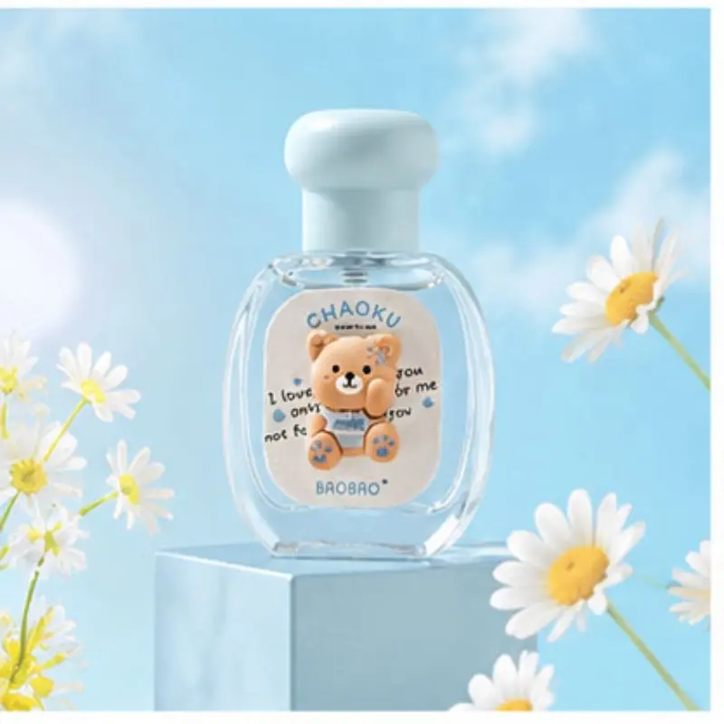 Cute Bear Perfume 25ML, Fresh, Elegant & Floral Fruity Scent, Long-Lasting Fragrance, Affordable Women's Cologne, Trendy Bag Accessory
