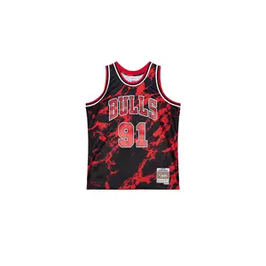 Team Marble Swingman Jersey "NBA Chicago Bulls 1997 Dennis Rodman" TFSM1278 CBU97DRDBLCK