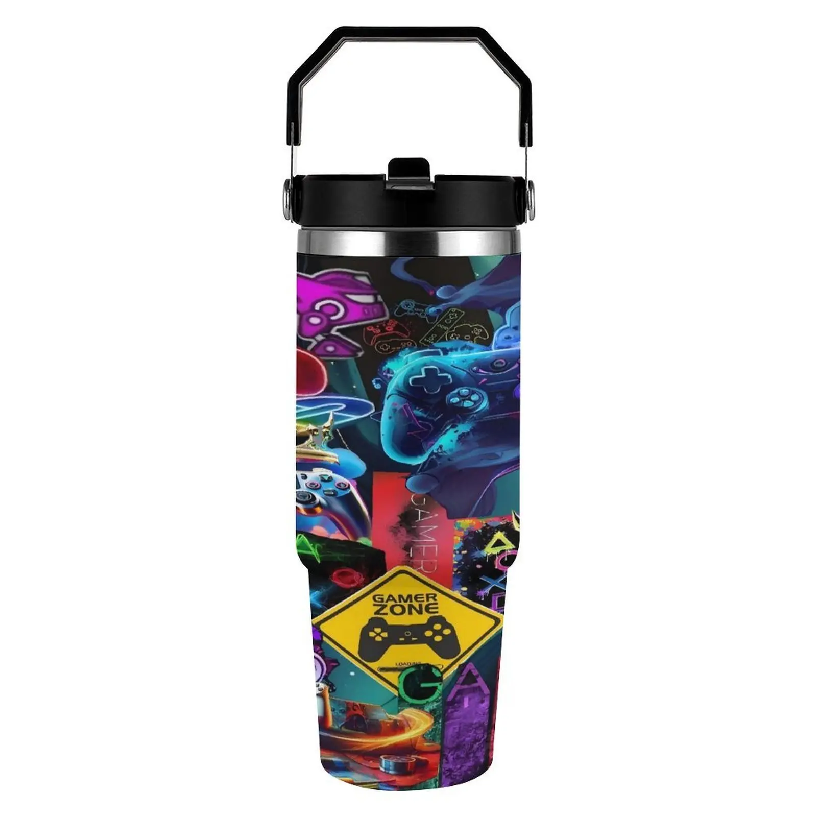 1pc Gamer Tumbler, Gamer Gifts for Men, Gamer Tumbler 30oz, Gifts for Gamer, Gamer Gifts, Gaming Stuff for Boys, Gaming Gifts, Cool Gifts for Gamer