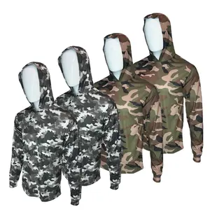 4 PACK -Men's Hi Visibility Long Sleeve Hoodie Shirt - Quick Dry Polyester Birdeye Fabric - Menswear, Sweaters