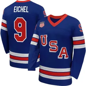 #9 Eichel Team USA Winter Olympics 2026 Jersey Blue Print All Sizes S-5XL G