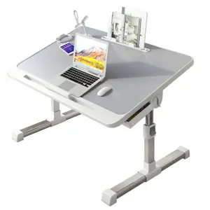 One Piece All-In-One Bed Night Lightwith Bed Computer Desk, Retractable,USB Fan, Drawer with USB Port