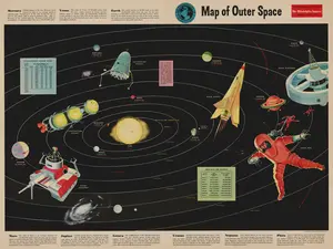 1961 Map of Outer Space