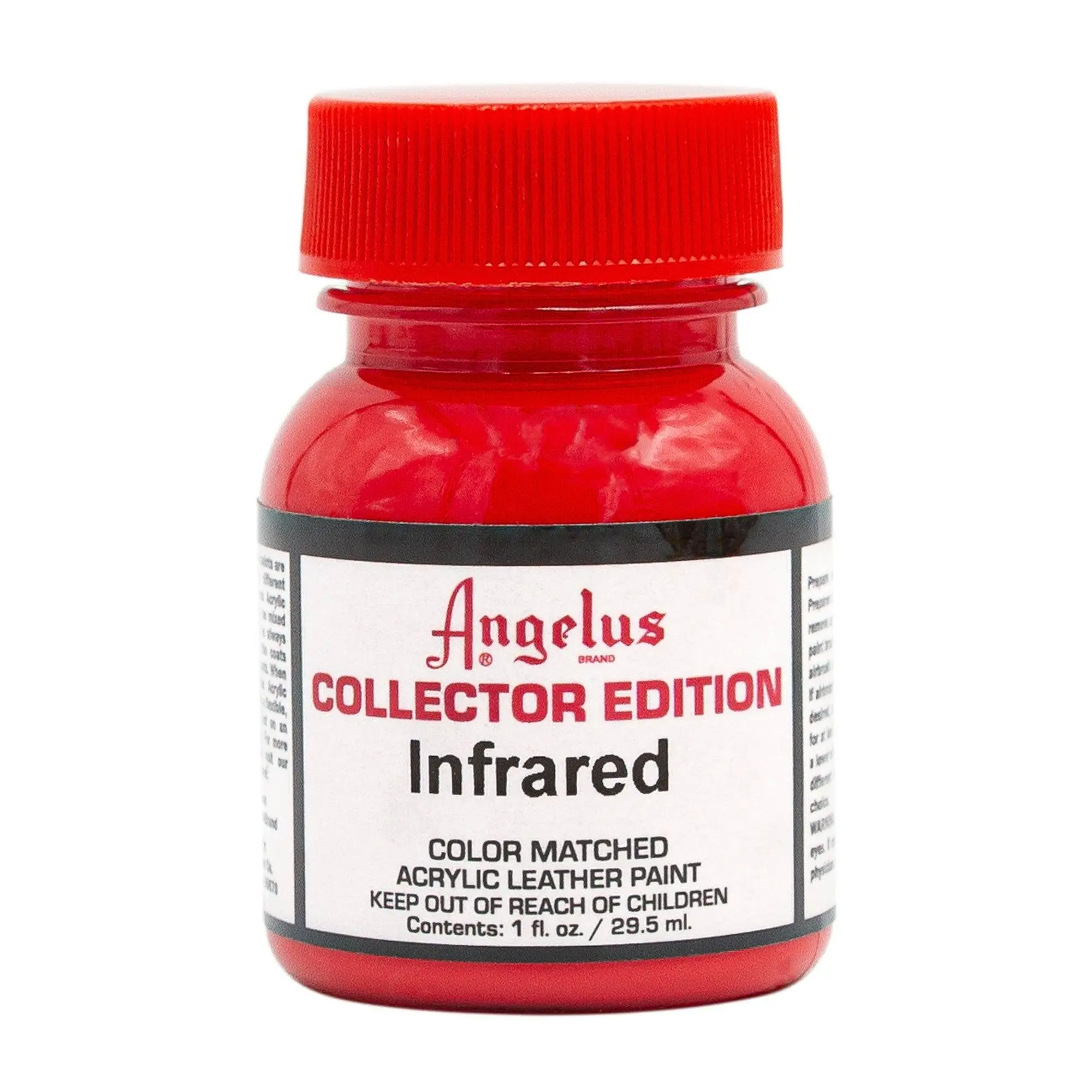 Angelus Collector Edition Infrared - Acrylic Leather Paint, Color Matched To Popular Sneakers, Customize Footwear, Flexible Shoe Paint
